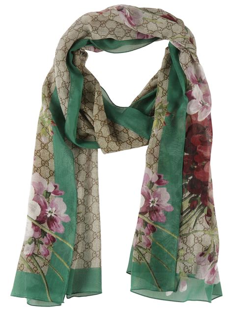 gucci green scaf wwomen|Gucci Scarves and Wraps for Women .